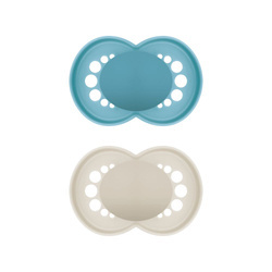 Mam Baby Smoczek uspokajający 2 szt Original Silky 16m+ Matt Boy 831362