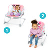 DISNEY BABY Leżaczek i fotelik 2w1 z wibracją Myszka Minnie Forever Besties™ 0m+ do 18kg 122093