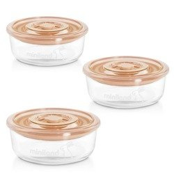 Pojemniki szklane 3x330ml królik 892722