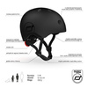 SCOOTANDRIDE Kask XXS-S dla dzieci 1-5 lat Black 000478
