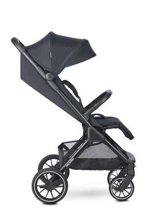 Easywalker Jackey2 XL Przestronny, samoskładający się wózek spacerowy z kołami XL Midnight Black 117011