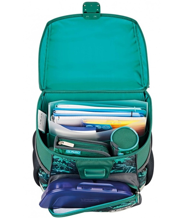 Herlitz Tornister Loop Green Rex 346045