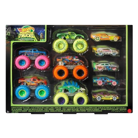 Hot Wheels HCB57 Monster Truck Pojazdy świecący w ciemności 006304