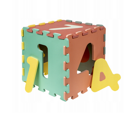 MATA PIANKOWA PASTELOWA CYFRY 847364