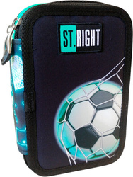 PIÓRNIK POTRÓJNY Z WYPOSAŻENIEM STRIGHT PC-05 NEON FOOTBALL 681226