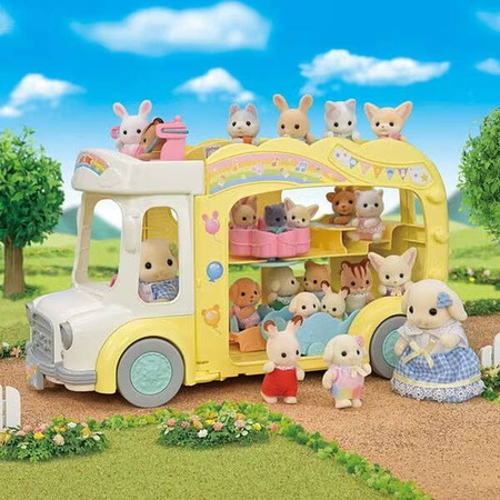 Sylvanian Families 05744 kolorowy autobus 057445