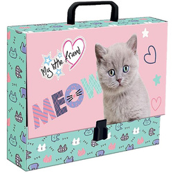 TECZKA Z RĄCZKĄ A4 XL (33x24,8x9cm)MY LITTLE FRIEND,FLUFFY KITTY 685798