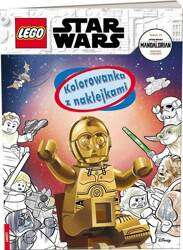 Książeczka LEGO STAR WARS KOLOROWANKA Z NAKLEJKAMI 344474