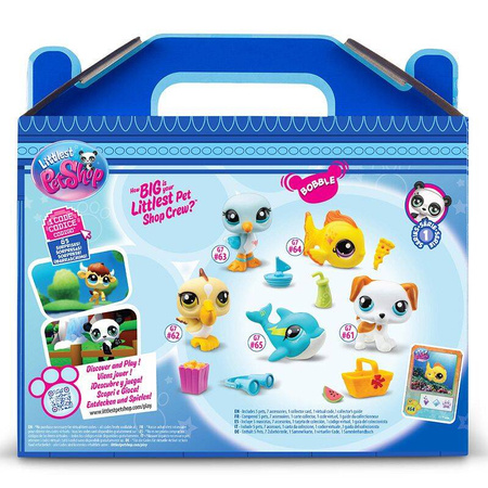 LITTLEST PET SHOP ZESTAW G7 S1 PLAŻA Z 5 FIGURKAMI 005172