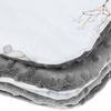 Kocyk Sredniaka  Misie z minky dapple grey rozmiar 75x100 cm 422191