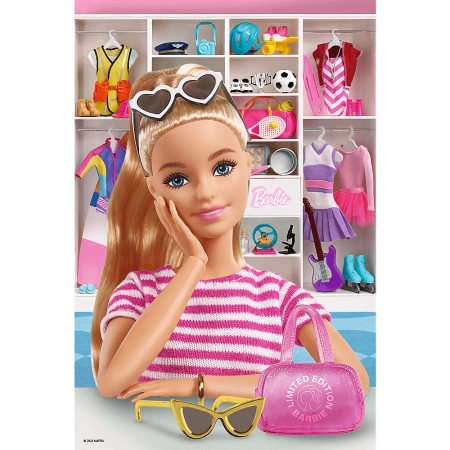 Puzzle Trefl 100 Poznaj Barbie 164589