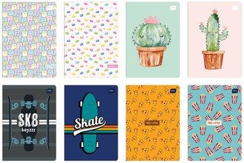 Zeszyt in 32 gładki 172433/10/20/200