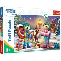 Puzzle Trefl 24 maxi Zimowy czas z Treflikami 143607