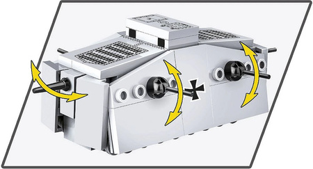 Cobi 3093 Czołg Sturmpanzerwagen A7V 119 kl. 030940