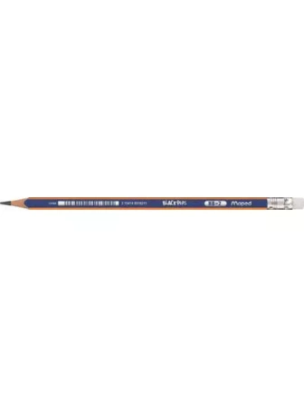 Maped Ołówek z gumką Blackpeps Blue HB 518211