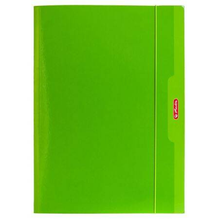 Teczka rysunkowa A4 z gumką Color Blocking zielony 564495