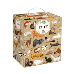 CzuCzu Puzzlove Koty puzzle rodzinne 1000el. 493235