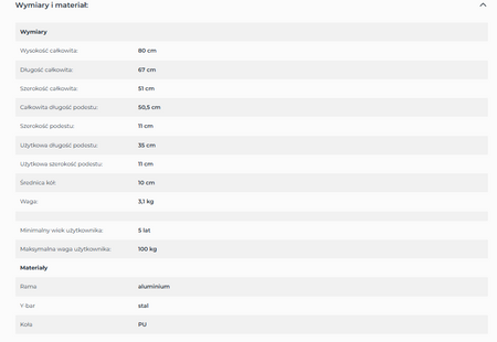 Kinderkraft Solis Green Hulajnoga 927425