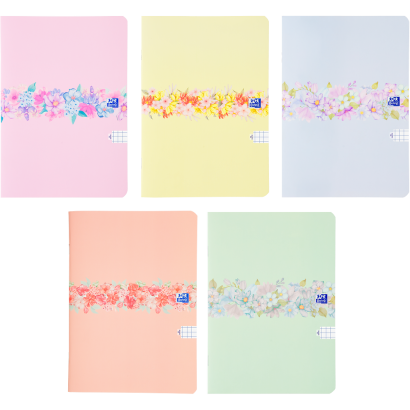Zeszyt Oxford A5 32k krata Flowers 428268