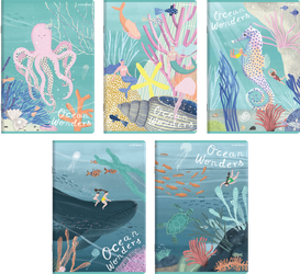 Zeszyt Top 2000 A5 32k krata 70g Ocean 430803