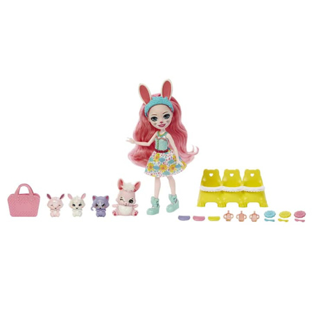 Enchantimals HLK85/HLK83 Surprises! Laleczka z przyjacielem 114030