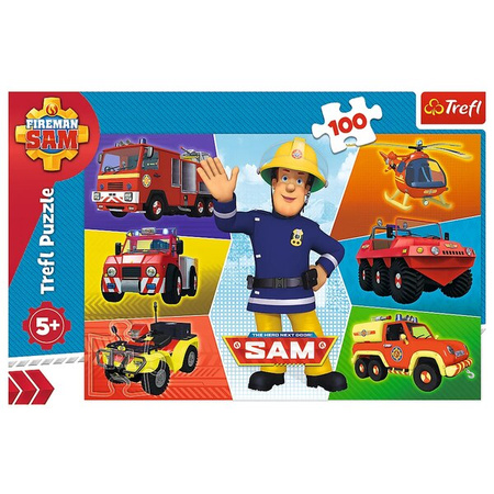 Puzzle trefl 100 strażak sam