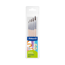 Pelikan Zestaw pędzli 5szt 2,6,8,10,12 okrągłe blister 701541