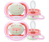 Avent smoczek ultra air nightime girl 0-6m 901839