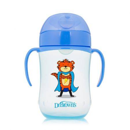 Dr. Brown's Kubek miękki ustnik z uchwytami 270ml mix kolor 9m+