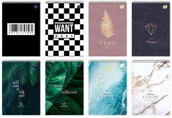 Kołozeszyt in a5 100 krata spirala po kr.boku 206459