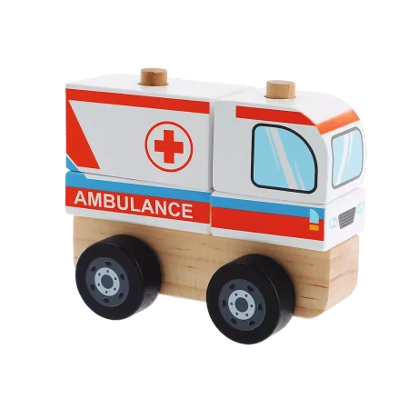 Trefl Zabawka drewniana Ambulans 617689