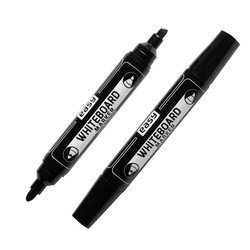 Marker suchościeralny dwustronny czarny easy 256007 /12/