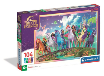 Clementoni Puzzle 104 Super Kolor Unicorn Academy 250912