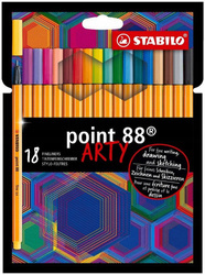 Stabilo Cienkopis Point 88 18kol ARTY 557450