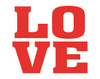 Naklejki na buty love (1 op. / 2 szt.)