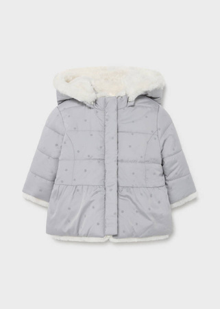 Mayoral Kurtka dwustronna z futerkiem rozm. 4-6m 70 kolor 20 gris