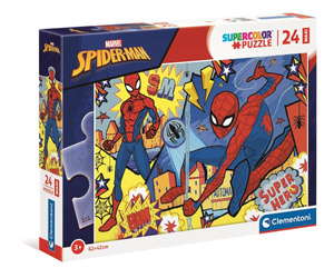 Clementoni Puzzle 24 Maxi Super Kolor Spiderman