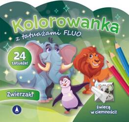 KSIĄŻECZKA FLUO-ZWIERZAKI 077629