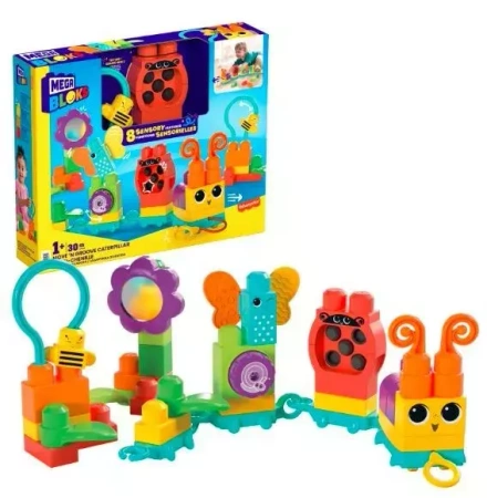 Mega Bloks HKN44 Aktywizująca gąsieniczka do ciągnięcia 105014