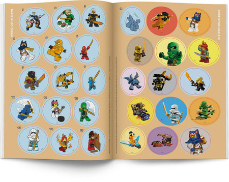 Książeczka LEGO NINJAGO KOLOROWANKA Z NAKLEJKAMI 343880