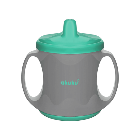 Akuku kubek z twardym ustnikiem green 004225