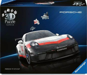 Puzzle Ravensburger 3D Iconics Porsche 911 GT3 Cup 108el 080398