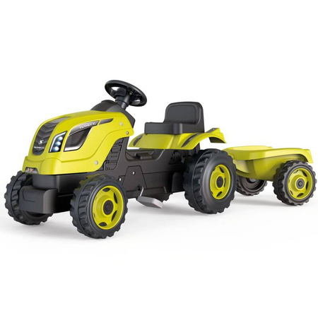 Smoby Traktor z przyczepą XL zielony 101303