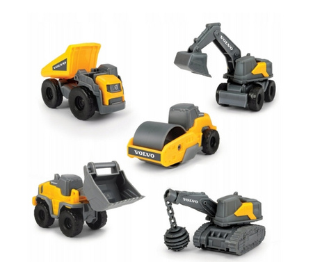 Dickie Volvo 5-pak pojazdów budowlanych 060991