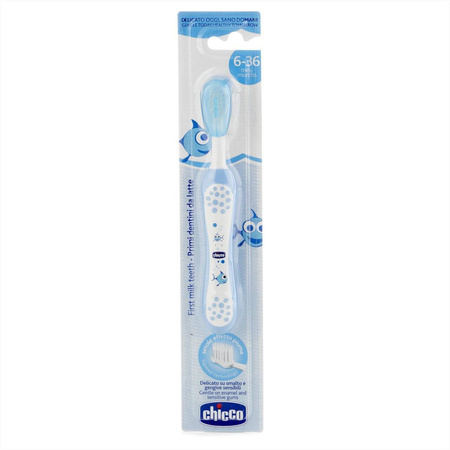 Chicco Szczoteczka do zębów niebieska 6-36 M 022632