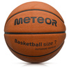 Piłka koszykowa treningowa Meteor Cellular 7 8 paneli brązowy 062368