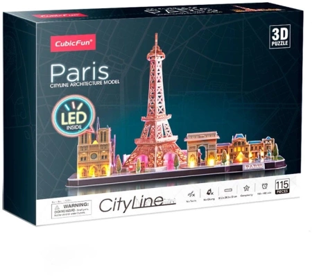 CubicFun Puzzle 3D Paryż 205256