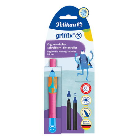 Pelikan Pióro kulkowe Griffix Lovely pink blister 820488