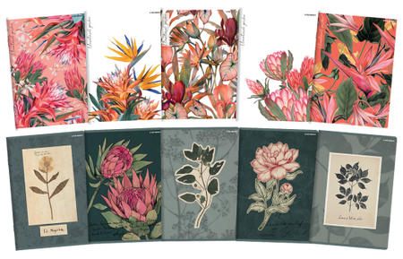 Zeszyt Top 2000 A5 80k linia z marginesem 70g Flowers 411901