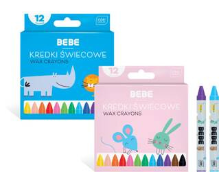 BBI Kredki świecowe 12kol BB Kids 326683